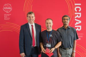 Dave Kelly MP, Sam McSweeney, and Dr Ramesh Bhat