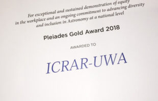 ICRAR recognised for commitment to equity, diversity and inclusion in ASA Pleiades Awards