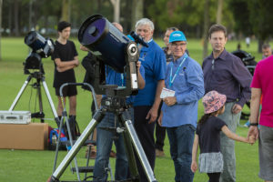 Telescopes at Astrofest 2019. Credit: Astronomy WA Astrofest.